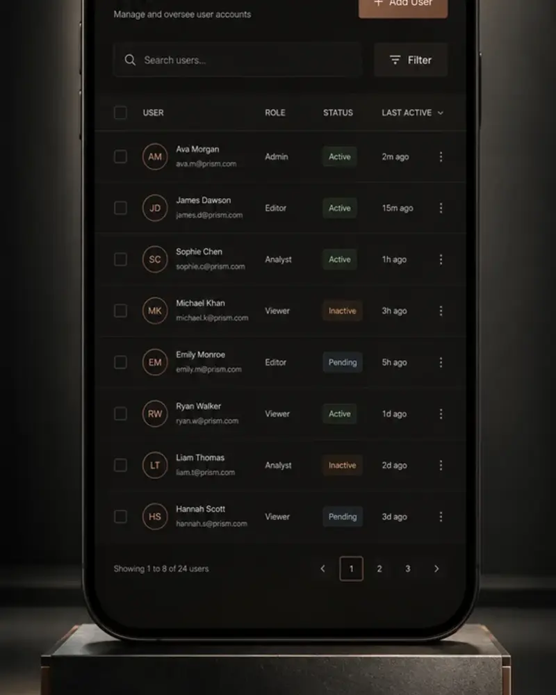 Dashboard & SaaS UI