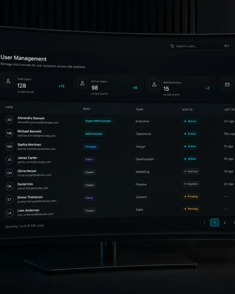 Dashboard & SaaS UI