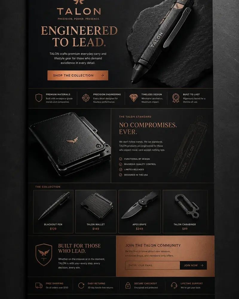 Landing Page Design