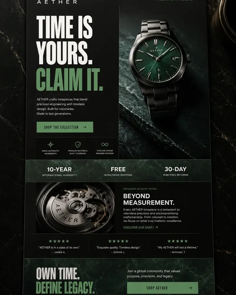 Landing Page Design