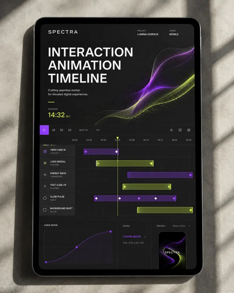 UI/UX Interaction Motion
